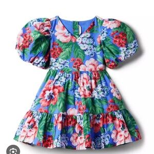 Janie and Jack Floral Puff Dress